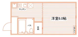フェリーチェ富町【105号室】の間取り