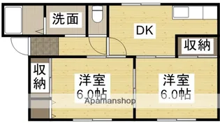 第二コゼニコーポ【1階】の間取り