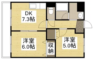 オルセーメゾンE【3階】の間取り