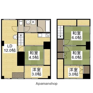 ユヤパレス【101号室】の間取り