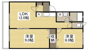 あみんA【1階】の間取り