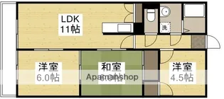 プロムナード洲崎3号館【313号室】の間取り