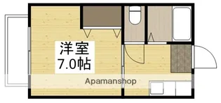 シティハイムオーサンス【1階】の間取り