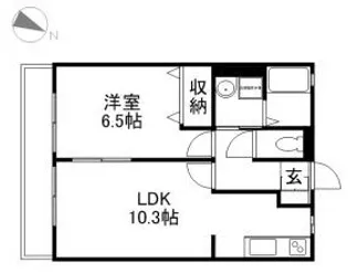 ロワジールⅡ【2階】の間取り