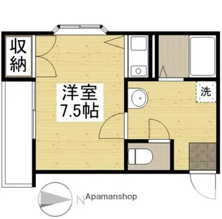 パルミラ浜【2階】の間取り