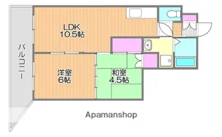 イルサローネ【3階】の間取り