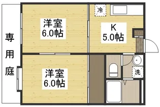 ベル・エポック B【101号室】の間取り