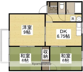 フレグランス21Ⅰ【201号室】の間取り
