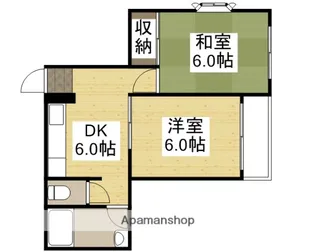 コーポ門田屋敷【2階】の間取り