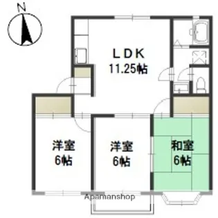 リトルベアー A【2階】の間取り