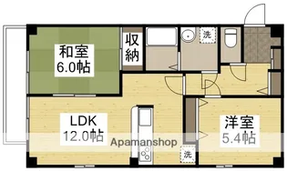 カンフォタブル【2階】の間取り
