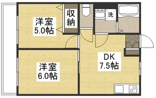 ロワジールⅤ【1階】の間取り
