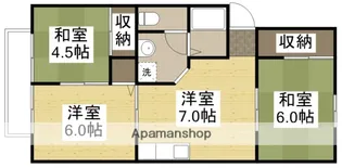 コーポアルザス B【201号室】の間取り