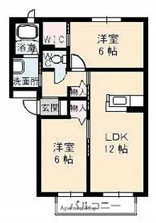 シャーメゾンANTICA【3階】の間取り