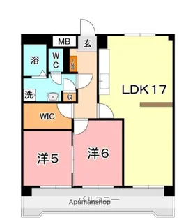 清幸マンション野田【7階】の間取り