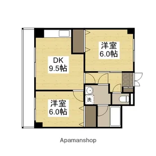 レポーゼⅠ【402号室】の間取り