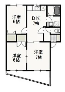 プロメナーデ黒住 C【1階】の間取り