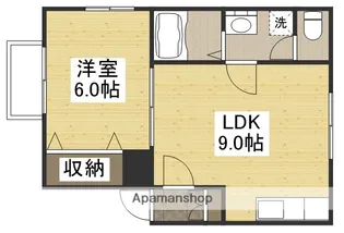 CASA福浜西【3階】の間取り
