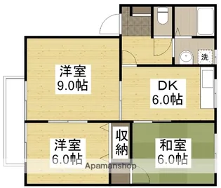 藤田コーポB【202号室】の間取り