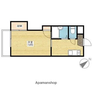 シャトレ福吉【3階】の間取り