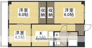 サンライフ大元【4階】の間取り