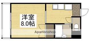 レーヴ【203号室】の間取り