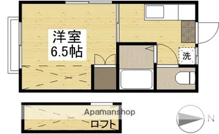 コーポやわらぎ【103号室】の間取り