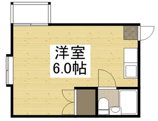 ベルハイム医大東【401号室】の間取り