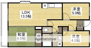 ルミエール厚生町【501号室】の間取り