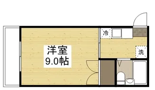 セリーヌ伊島【203号室】の間取り