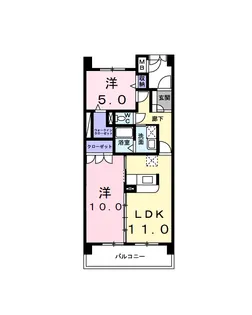 エクセレント・ヴィラ【3階】の間取り