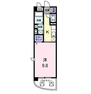 サン・フィールド【2階】の間取り