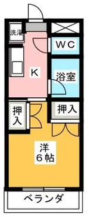1Kの間取り画像