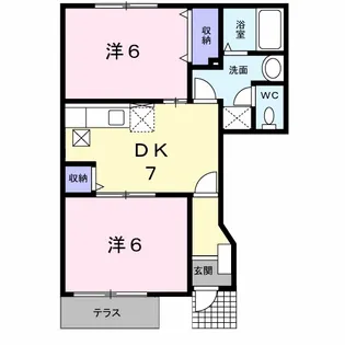 リンデンバウム・ナンバ【1階】の間取り