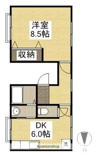 メゾン長谷川【301号室】の間取り