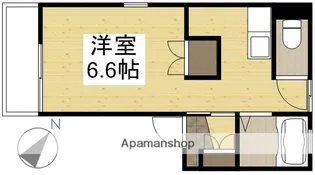 SHINY FLOWER【201号室】の間取り