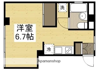 ハタヤマビル【302号室】の間取り