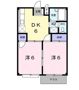 エルディムカーサΙ【1階】の間取り