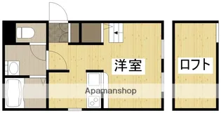 メゾン佛欄西 B棟【1階】の間取り