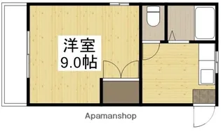リトルハイム花尻58号館【4階】の間取り