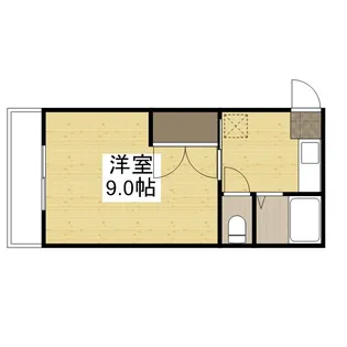 リトルハイム花尻58号館【3階】の間取り