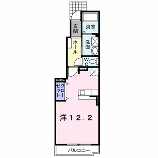 メゾン・フォルテ【1階】の間取り