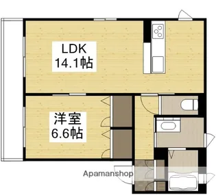 グランメゾン新保【3階】の間取り
