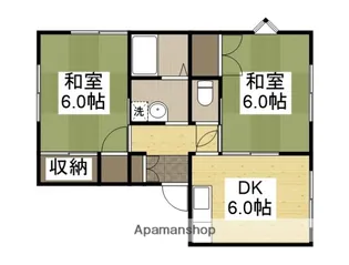 レースライン【201号室】の間取り