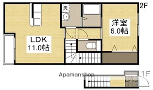 プライム高島駅前【2階】の間取り