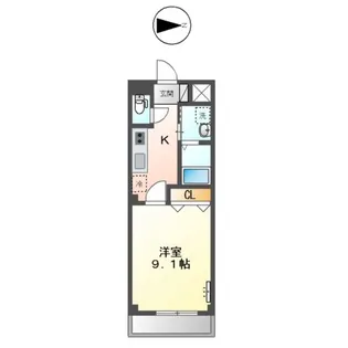 ヌーベル バーグ【2階】の間取り