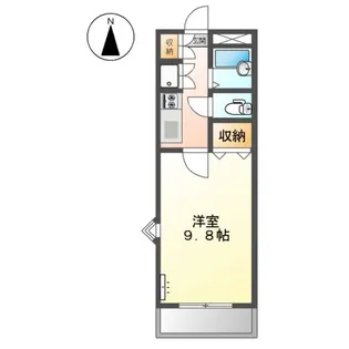 エトワールハイツ【2階】の間取り