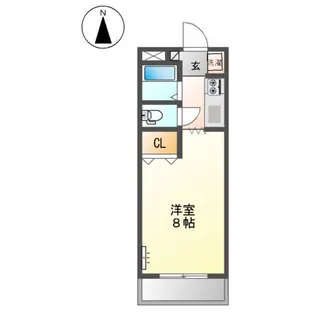 メゾンひまわり【00203号室】の間取り