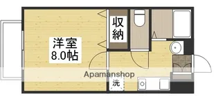 コーポ・ロマンス【2-4号室】の間取り