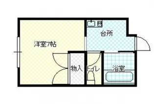 サンシャイン大安寺【102号室号室】の間取り